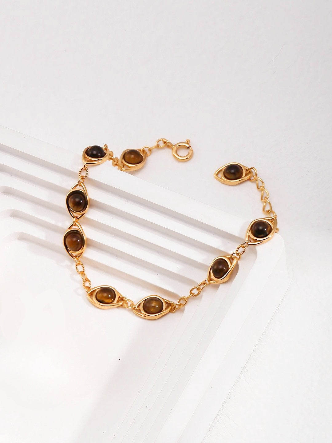 Golden Gaze Tigerite Bracelet