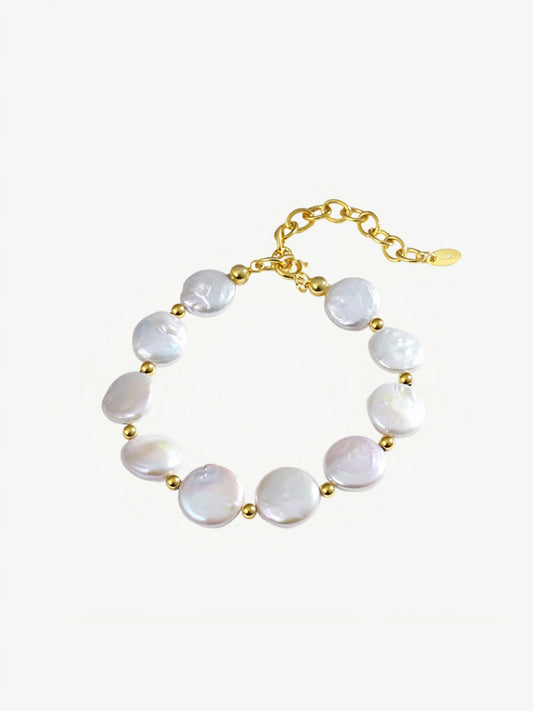 Lustrous Whisper Baroque Bracelet