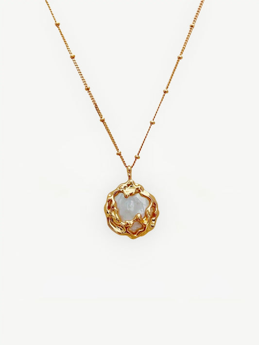 Baroque Pearl Radiance Pendant