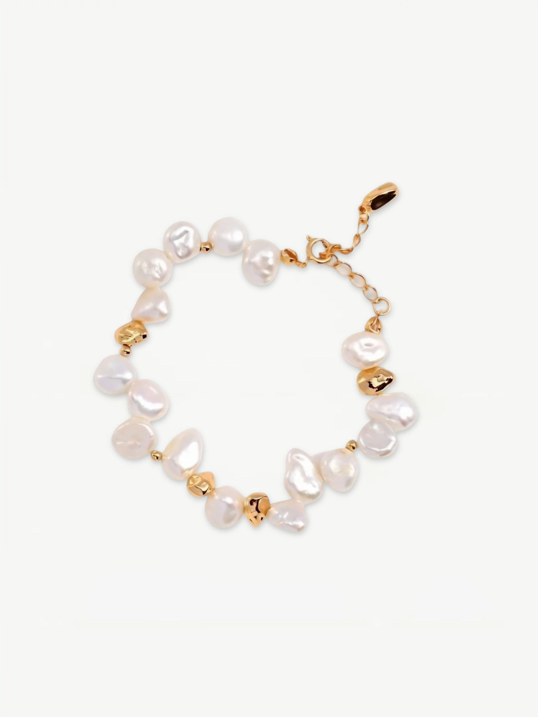 Golden Pearl Elegance Bracelet