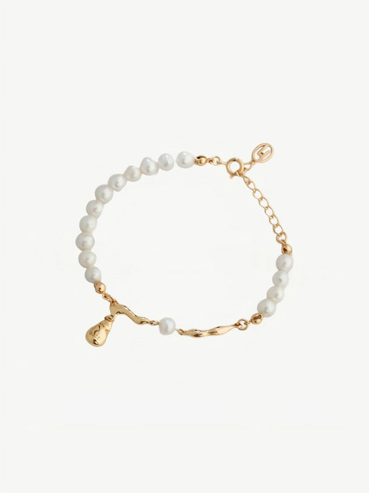 Pearl Serenity Drop Bracelet