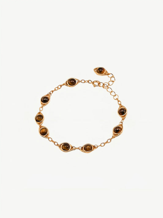 Golden Gaze Tigerite Bracelet