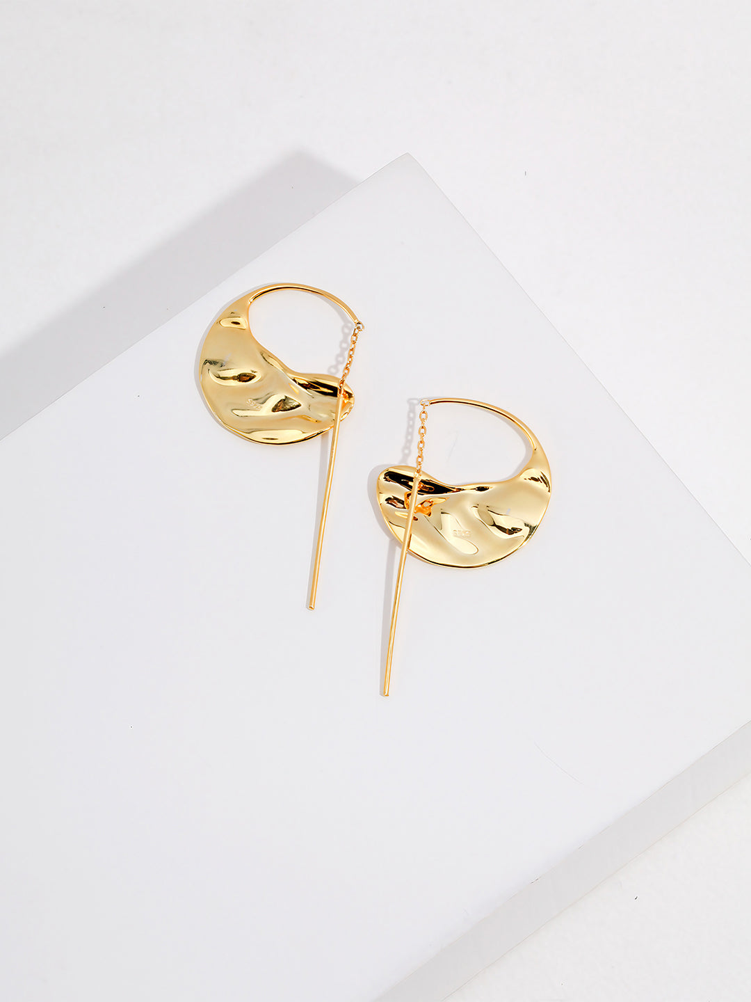 Abstract Elegance Hoop Earrings-Earrings-SoulAdorne