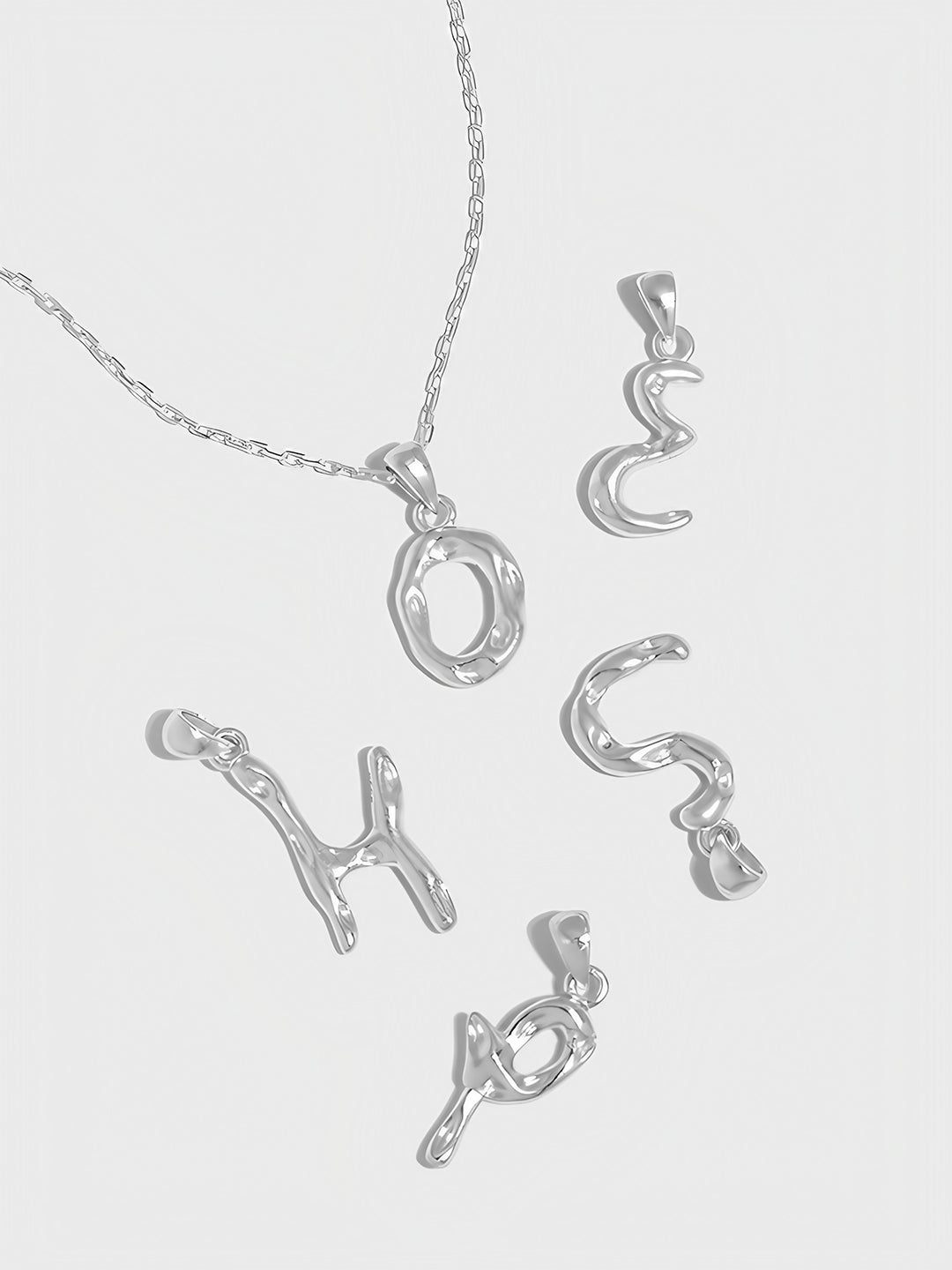 Alphabet Whimsy Charm Necklace-Necklaces-SoulAdorne