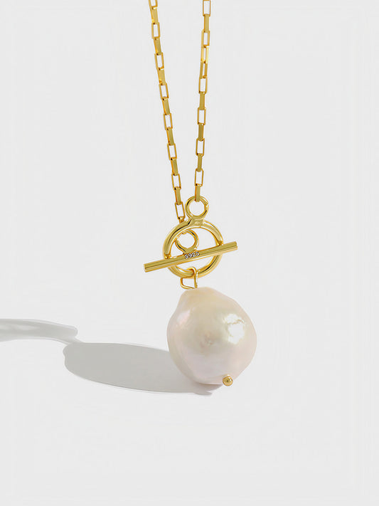 Baroque Pearl Harmony Necklace-Necklaces-SoulAdorne