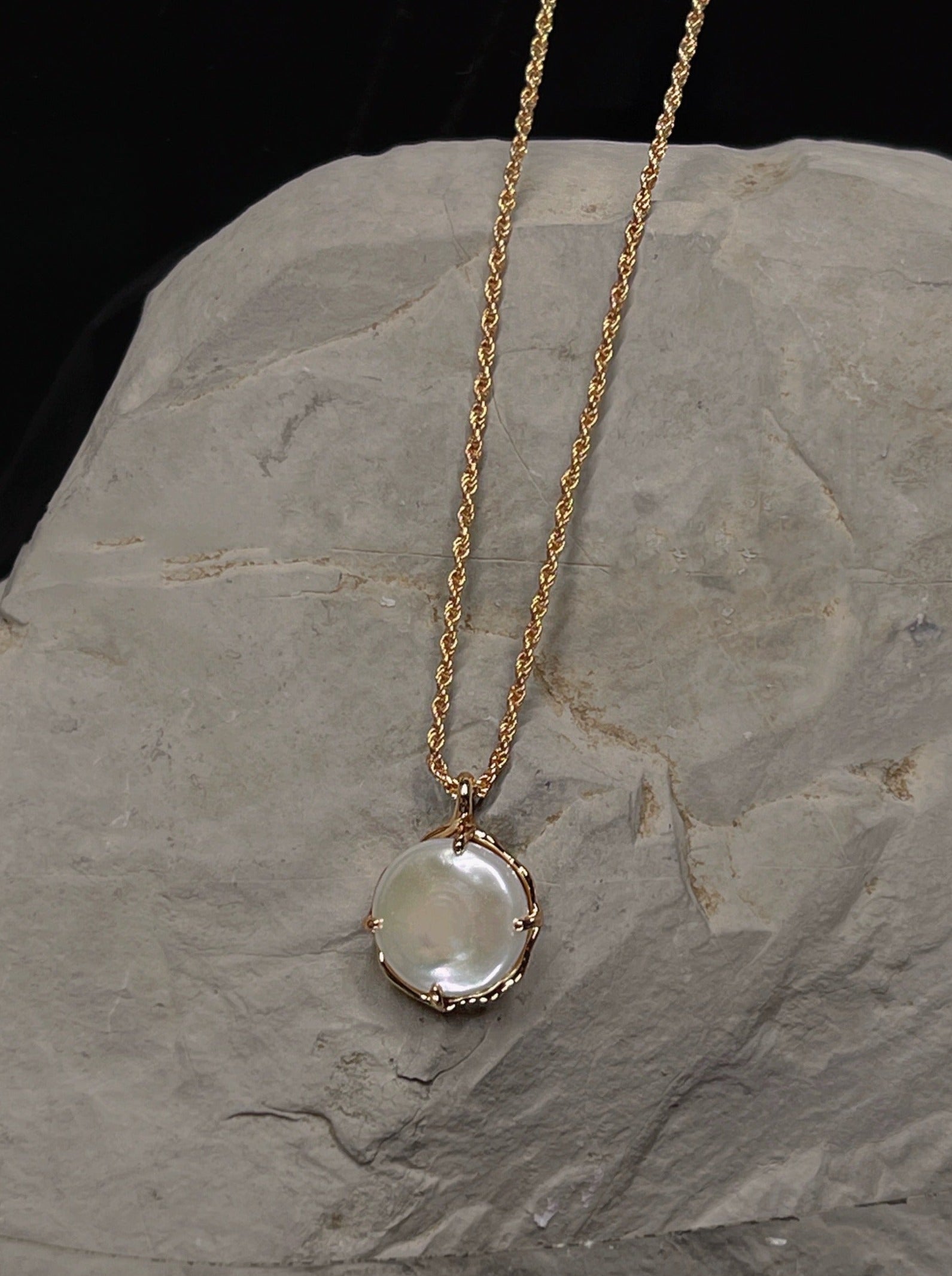 Baroque Pearl Radiance Pendant-Necklaces-SoulAdorne