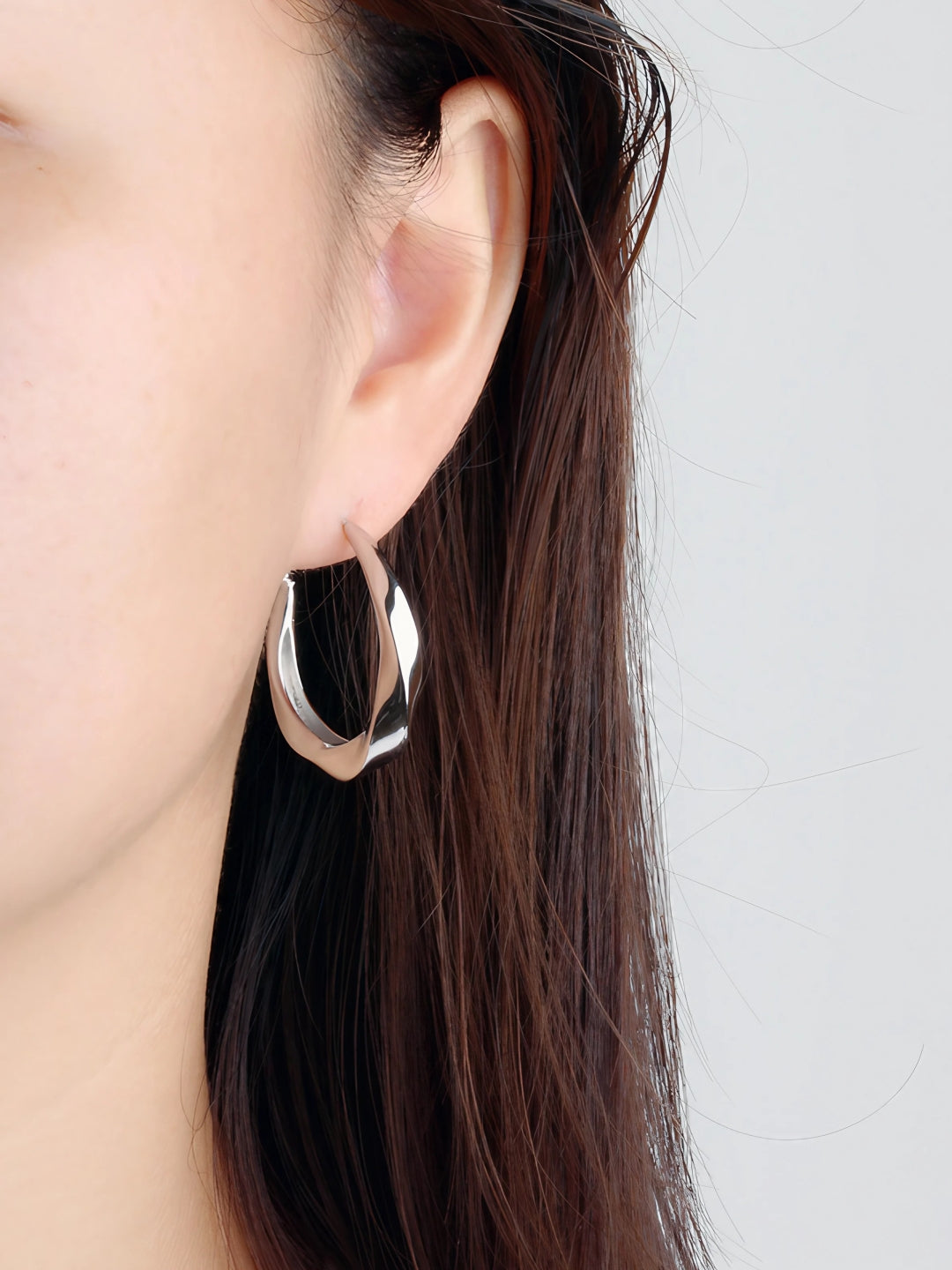 Bold Wave Hoops-Earrings-SoulAdorne