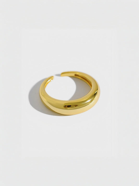 Bright Crescent Ring-Rings-SoulAdorne