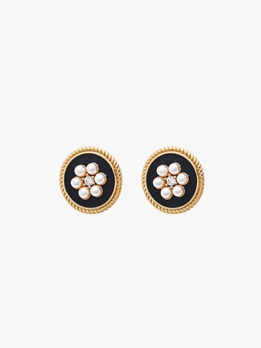 Classic Floral Stud Earrings