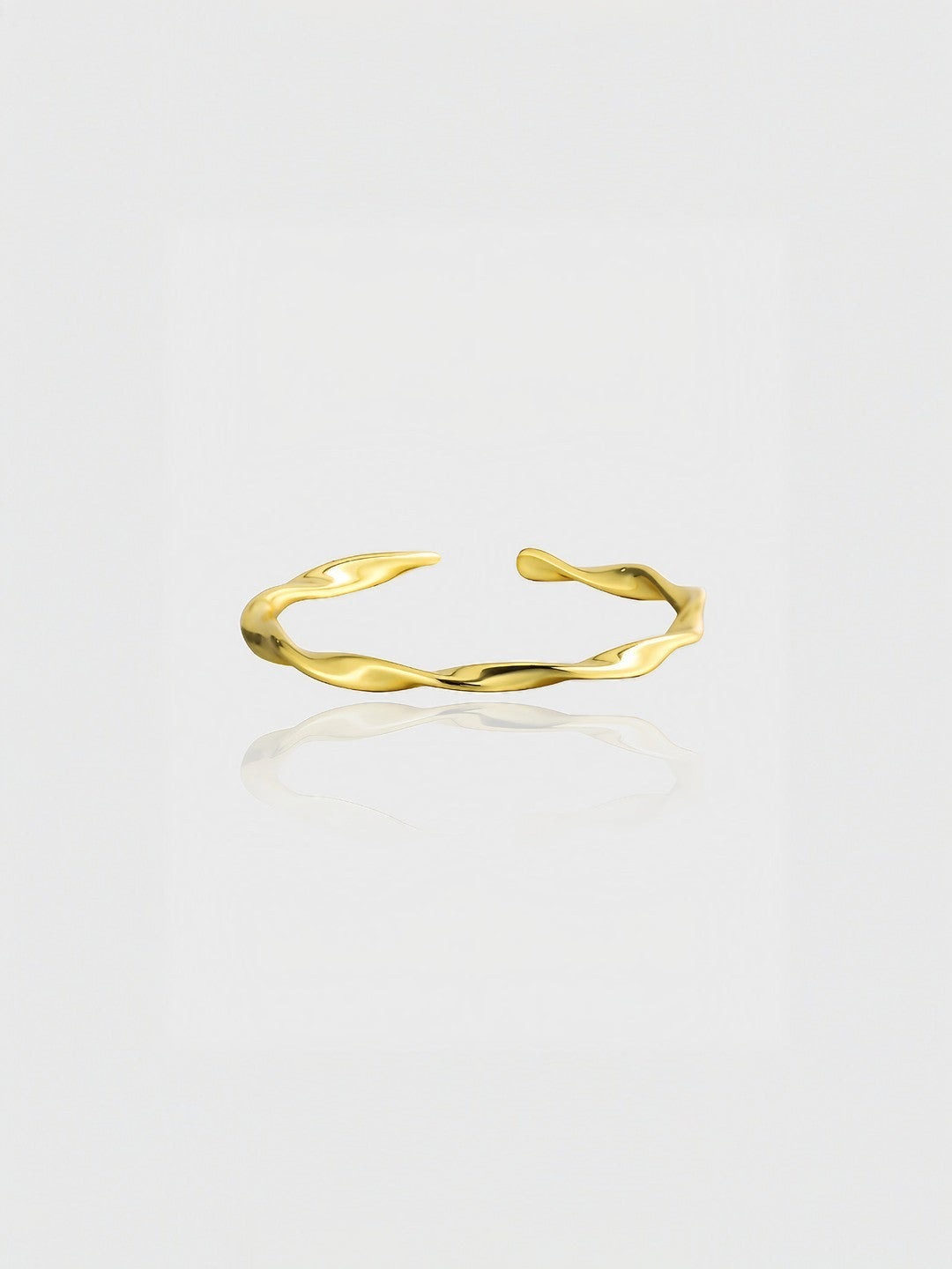 Contour Contrast Cuff Ring-Rings-SoulAdorne