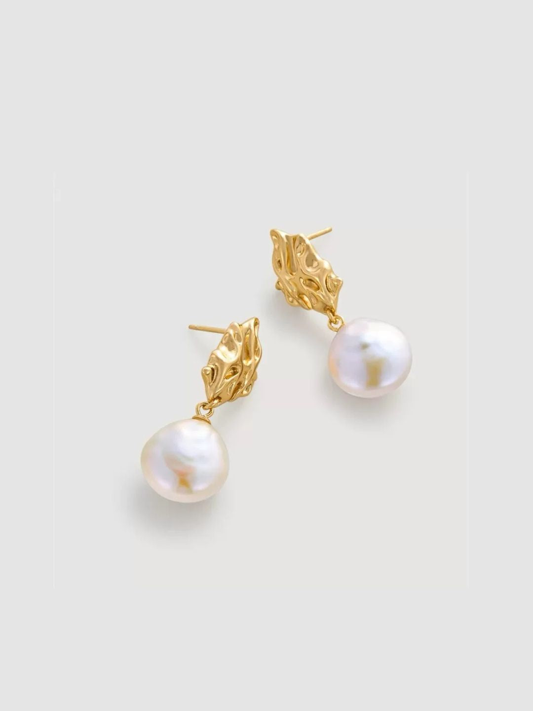 Baroque Splendor Pearl Earrings