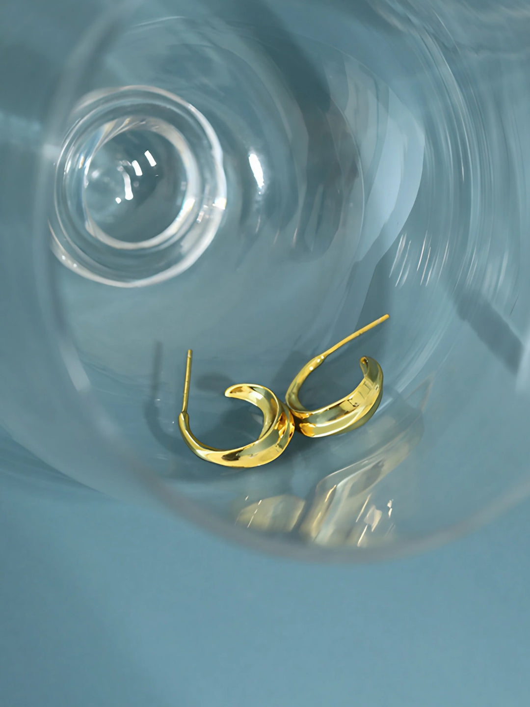 Crescent Banana Hoops-Earrings-SoulAdorne