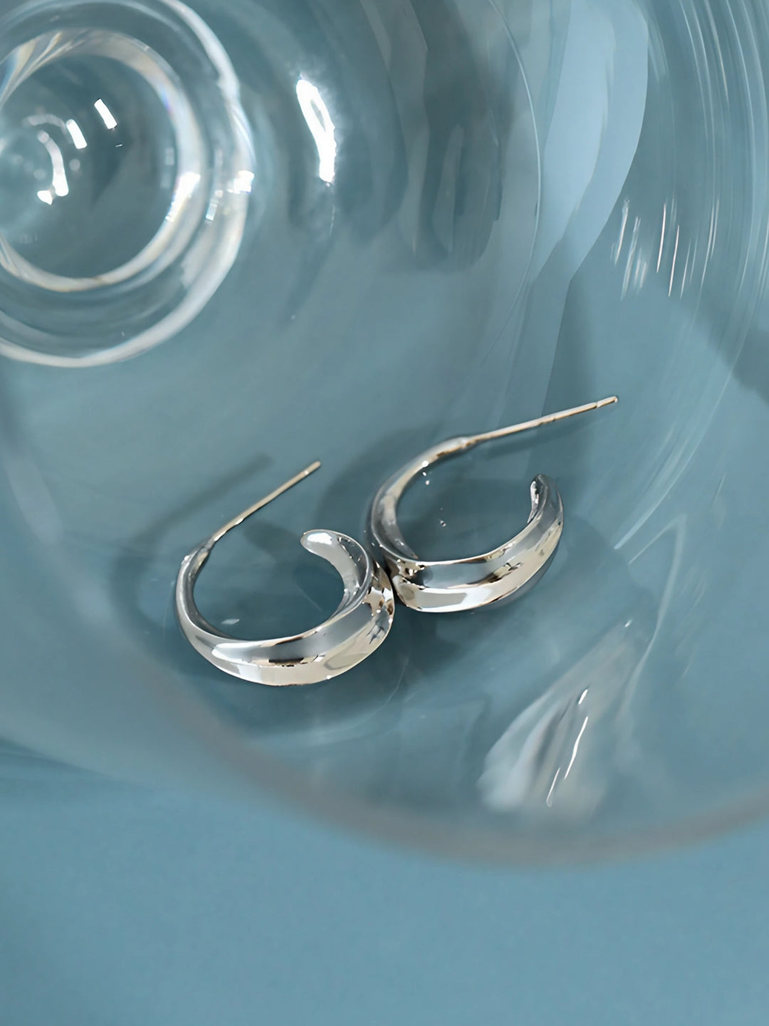 Crescent Banana Hoops-Earrings-SoulAdorne