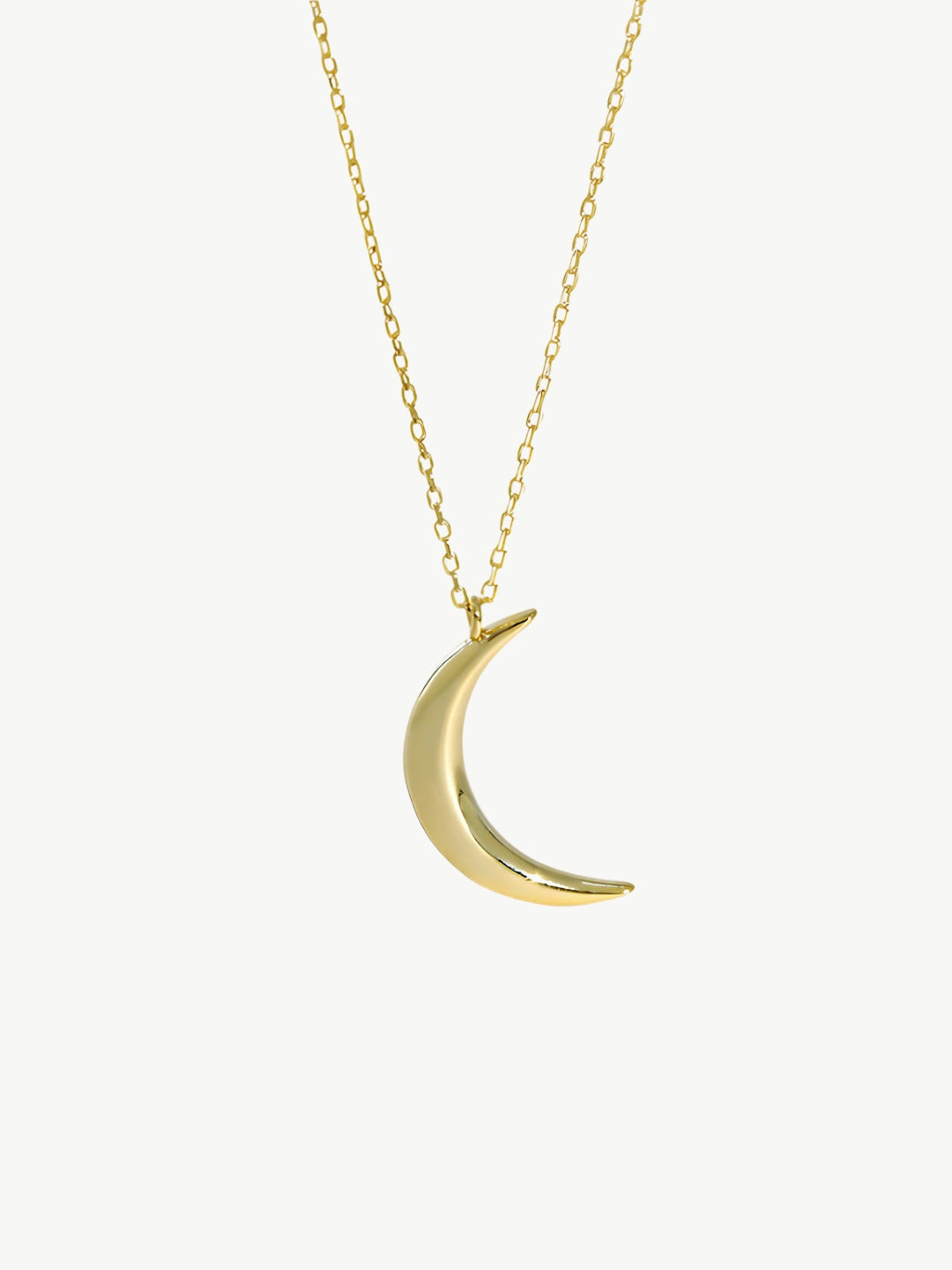 Crescent Luminance Pendant Necklace