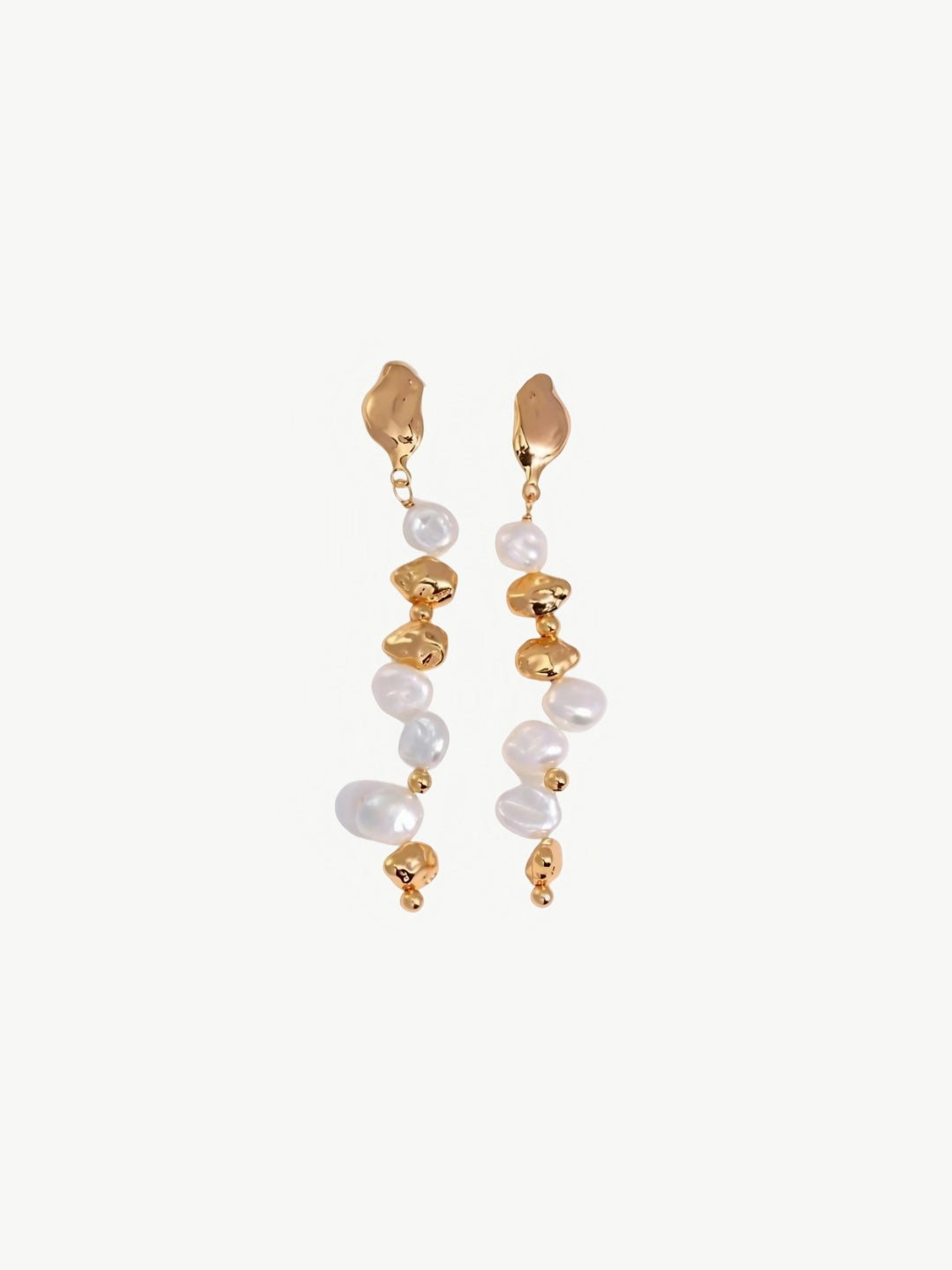 Elegant Pearl Cascade Earrings