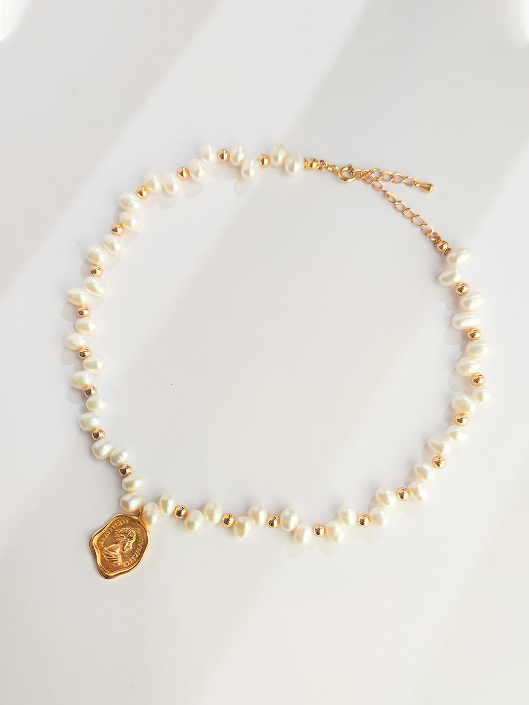 Elysian Grace Pearl Necklace-Necklaces-SoulAdorne