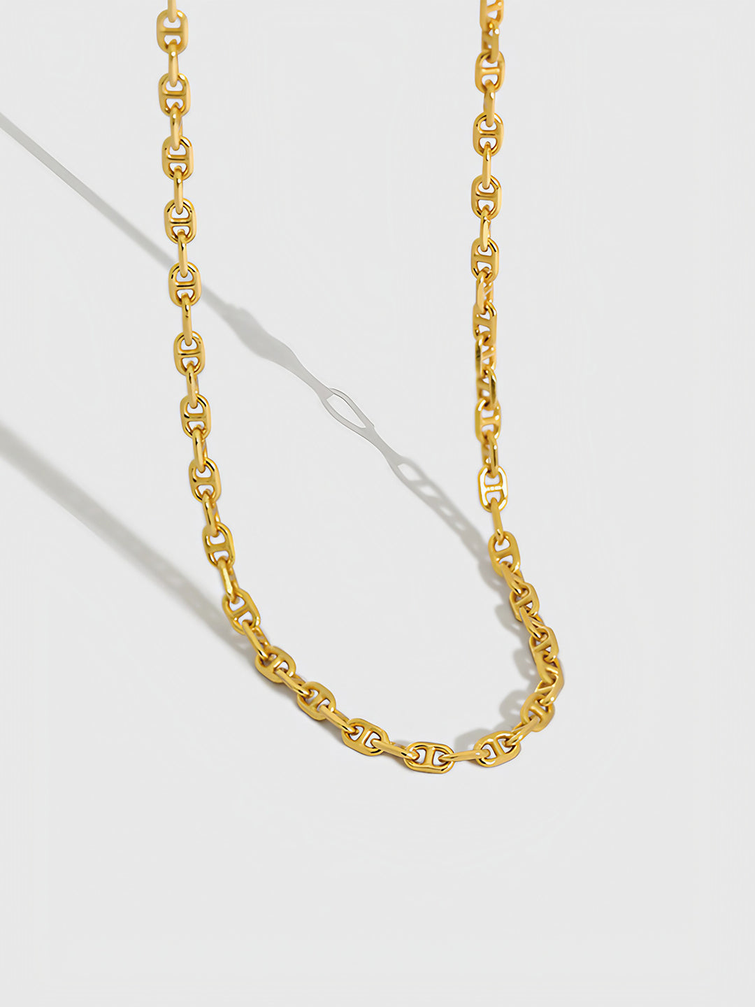 Eternal Twist Link Necklace-Necklaces-SoulAdorne