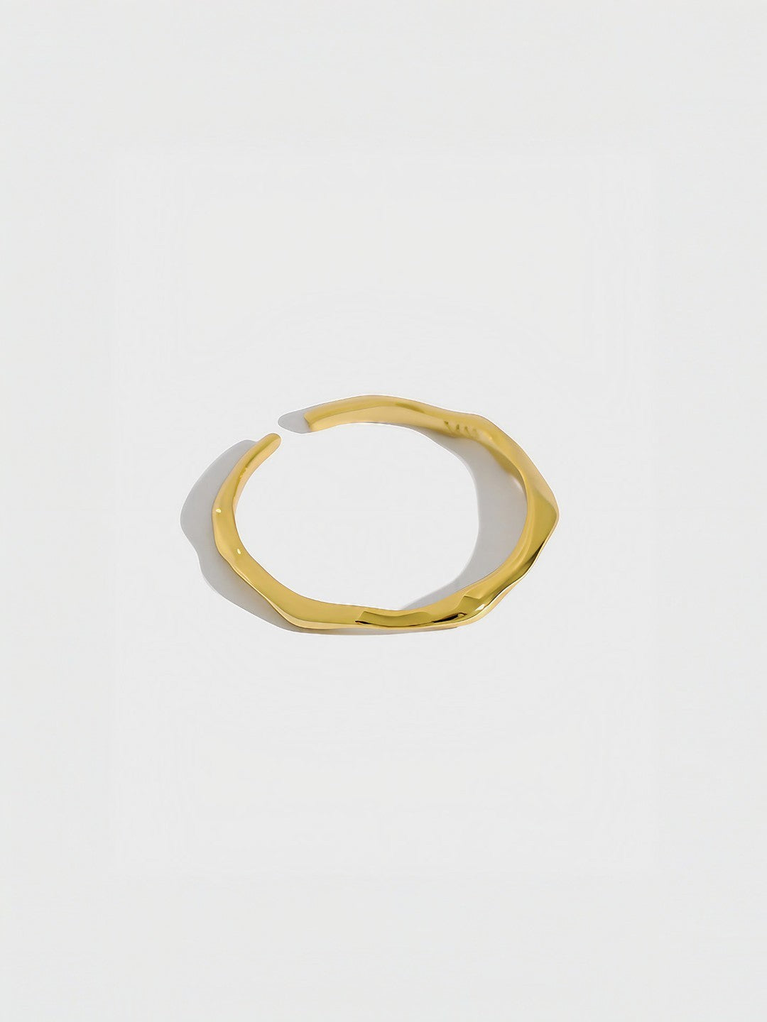 Floral Arc Minimalist Ring-Rings-SoulAdorne