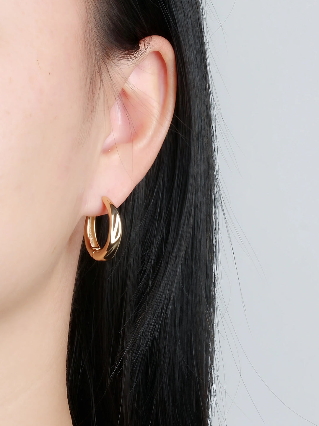 Fluid Wave Hoops-Earrings-SoulAdorne