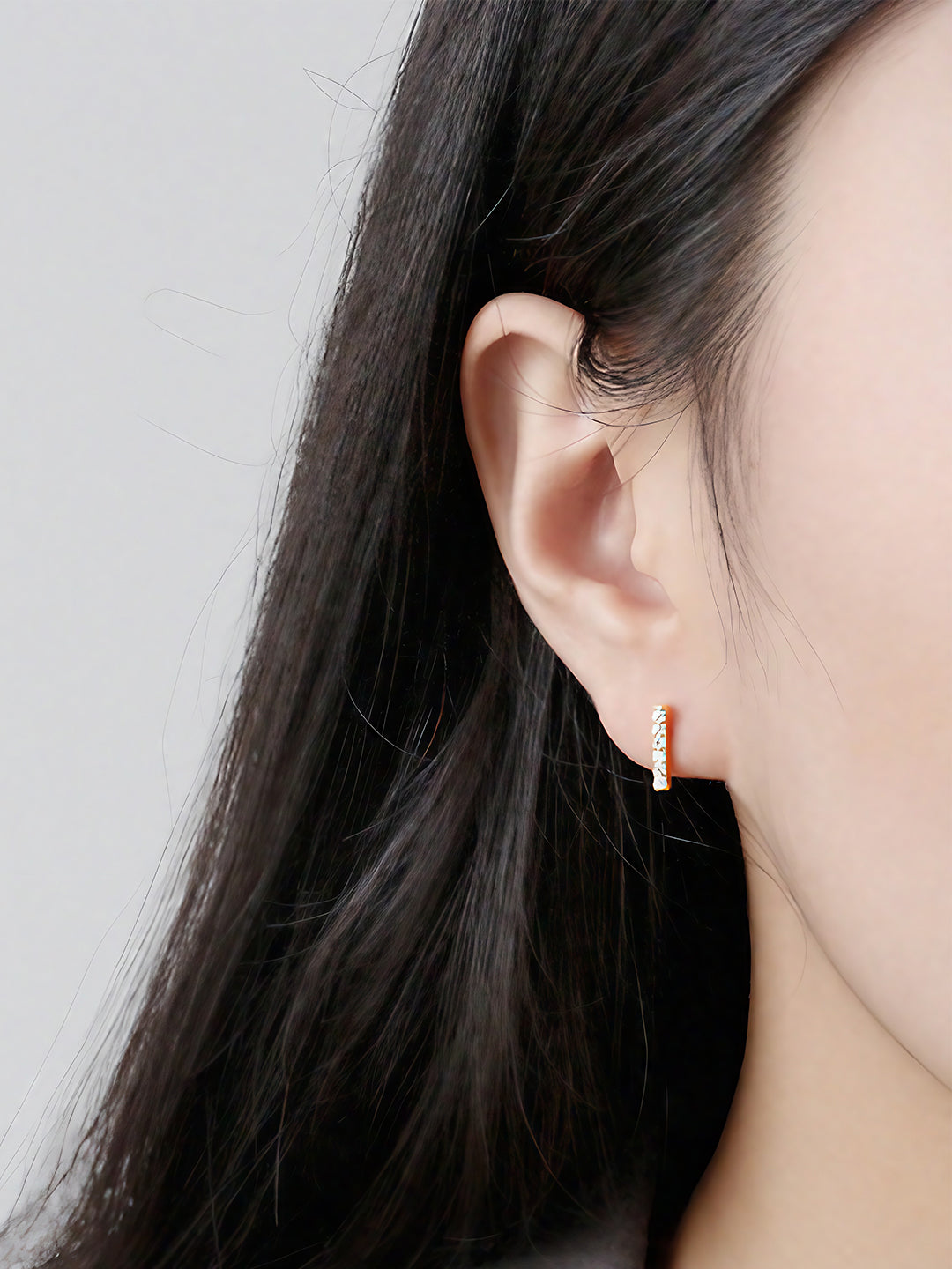 Gilded Brilliance Bar Studs-Earrings-SoulAdorne