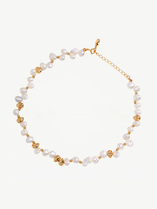 Gilded Pearl Harmony Necklace