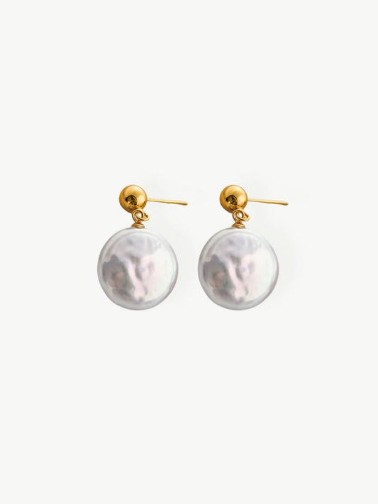 Golden Baroque Orb Earrings