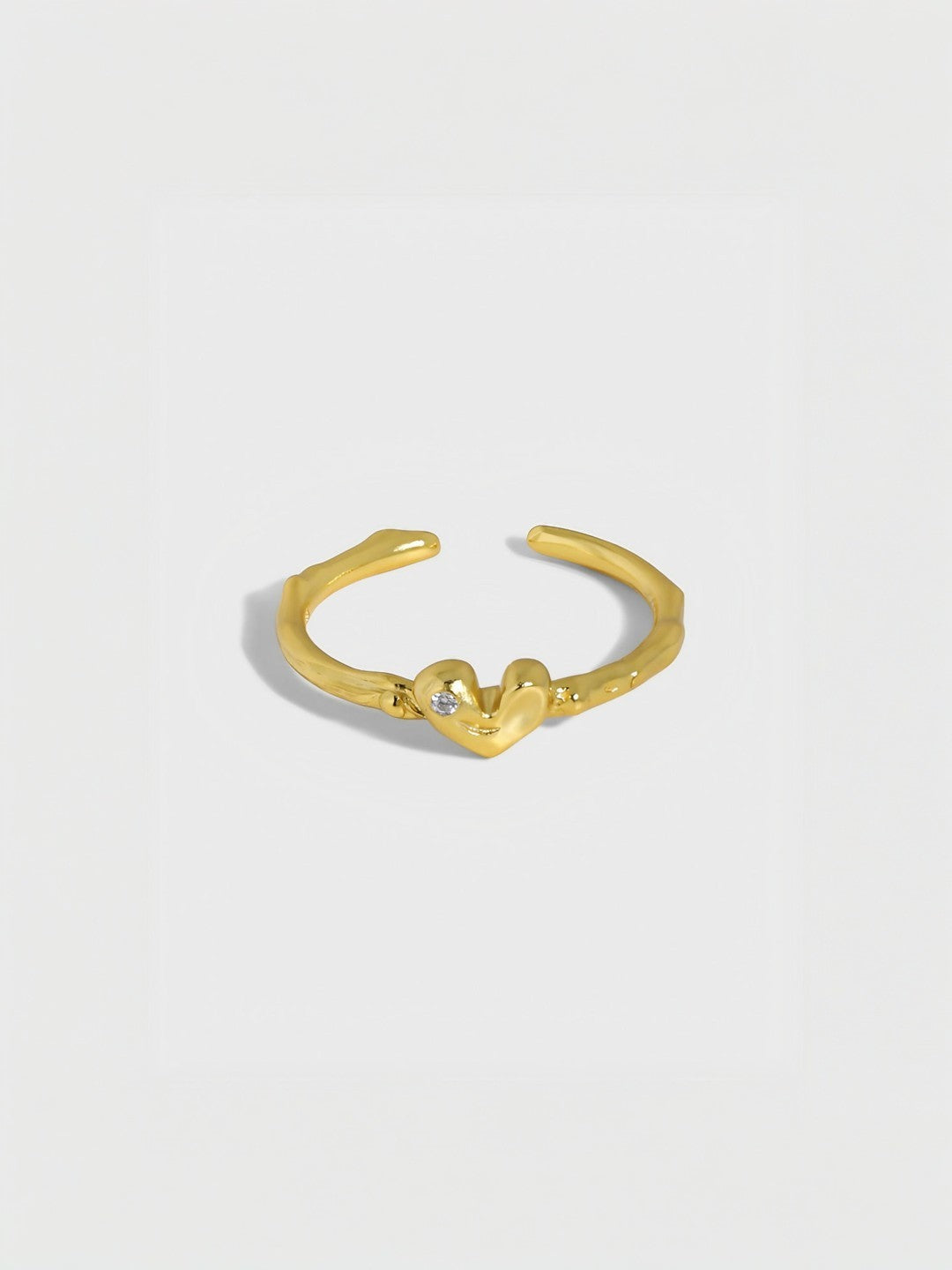 Heart Gem Ring-Rings-SoulAdorne