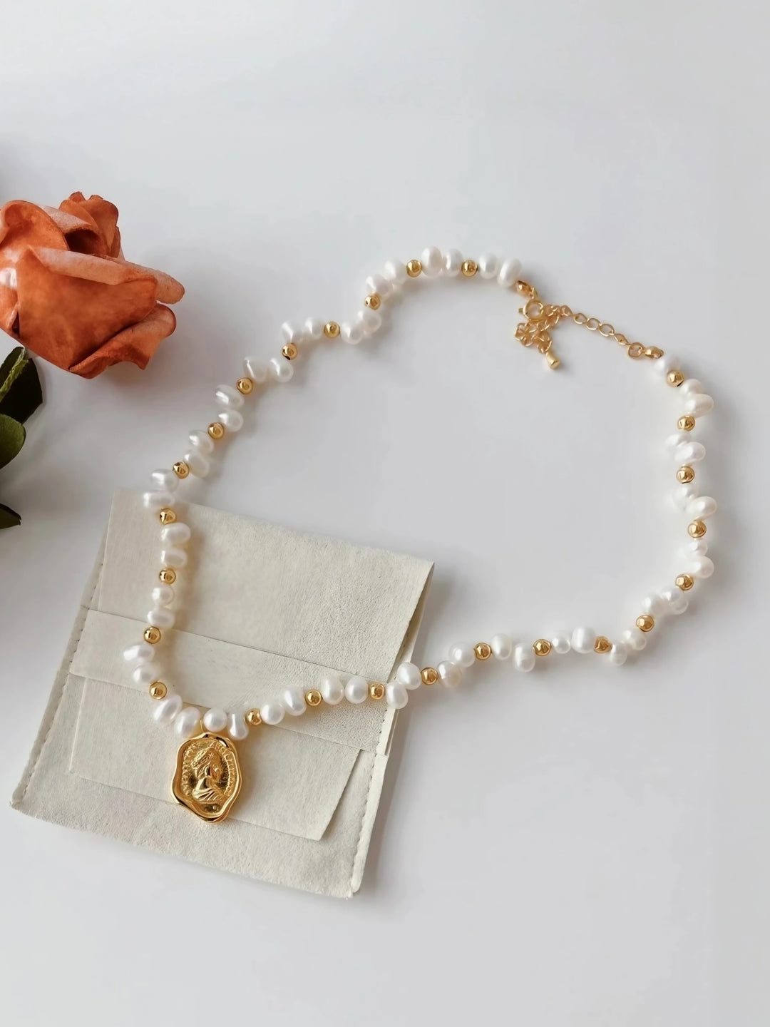 Elysian Grace Pearl Necklace