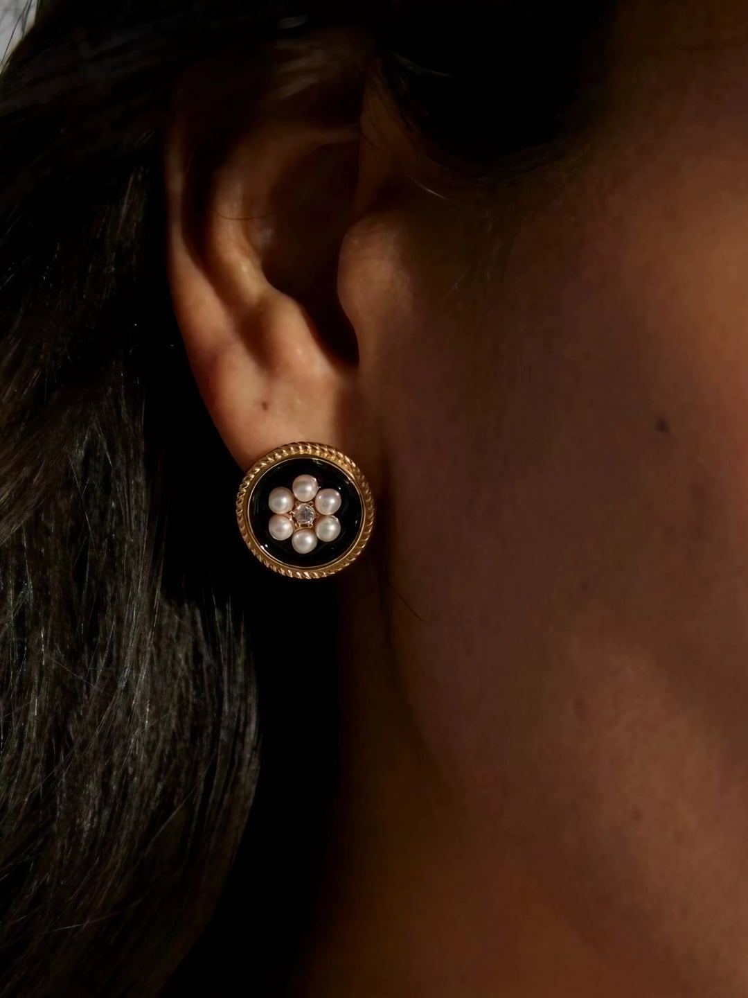 Classic Floral Stud Earrings