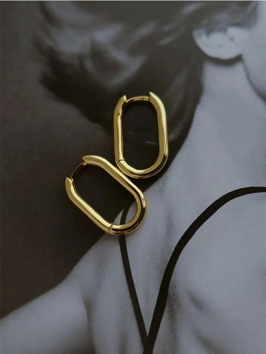 Sleek Carabiner Hoops