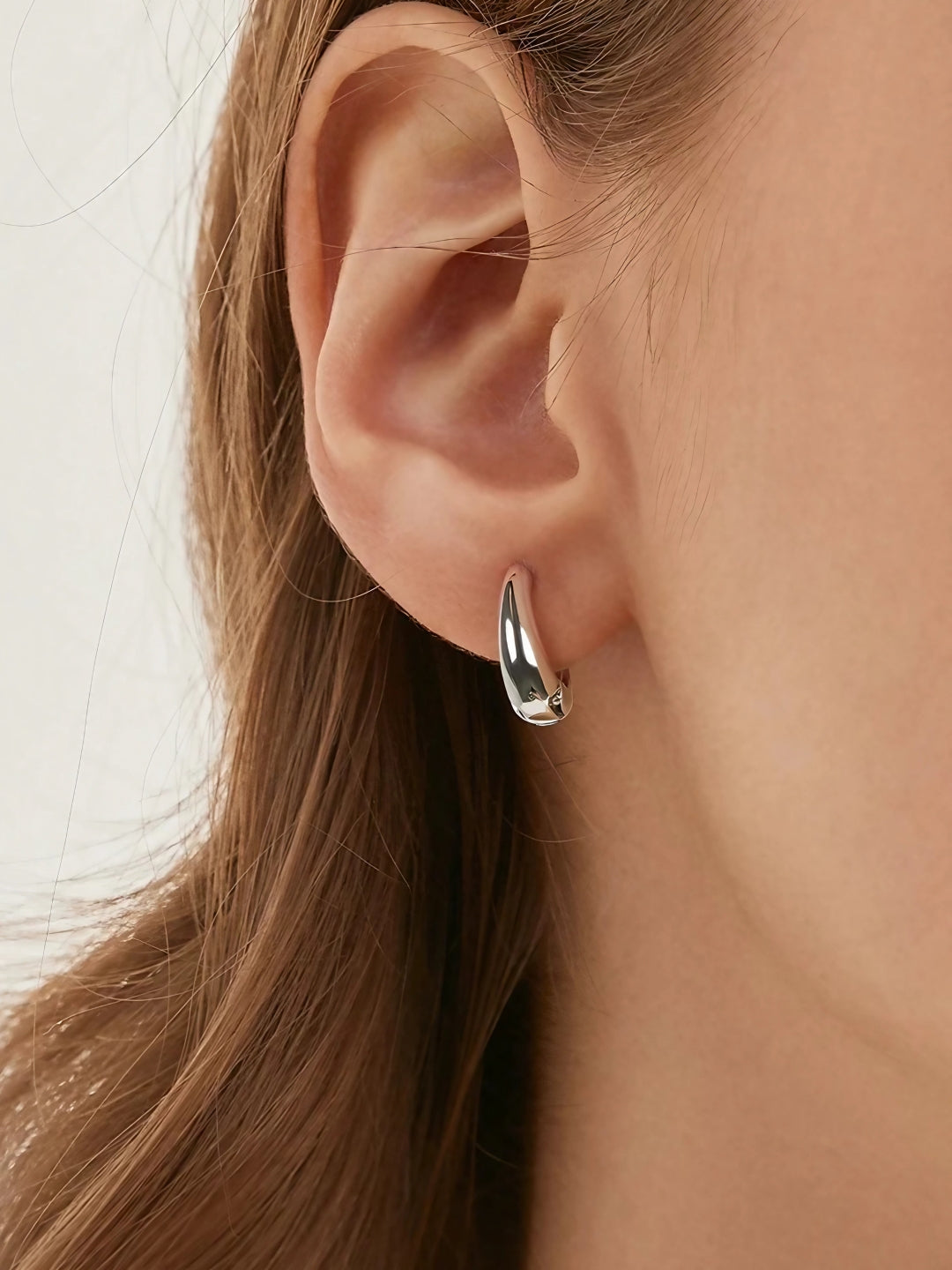 Crescent Huggie Earrings