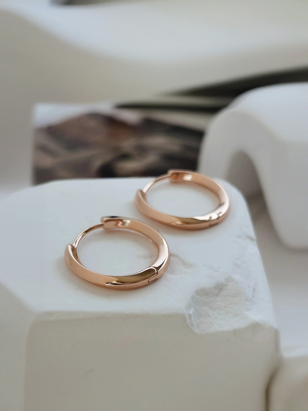 Infinity Line Hoops-Earrings-SoulAdorne