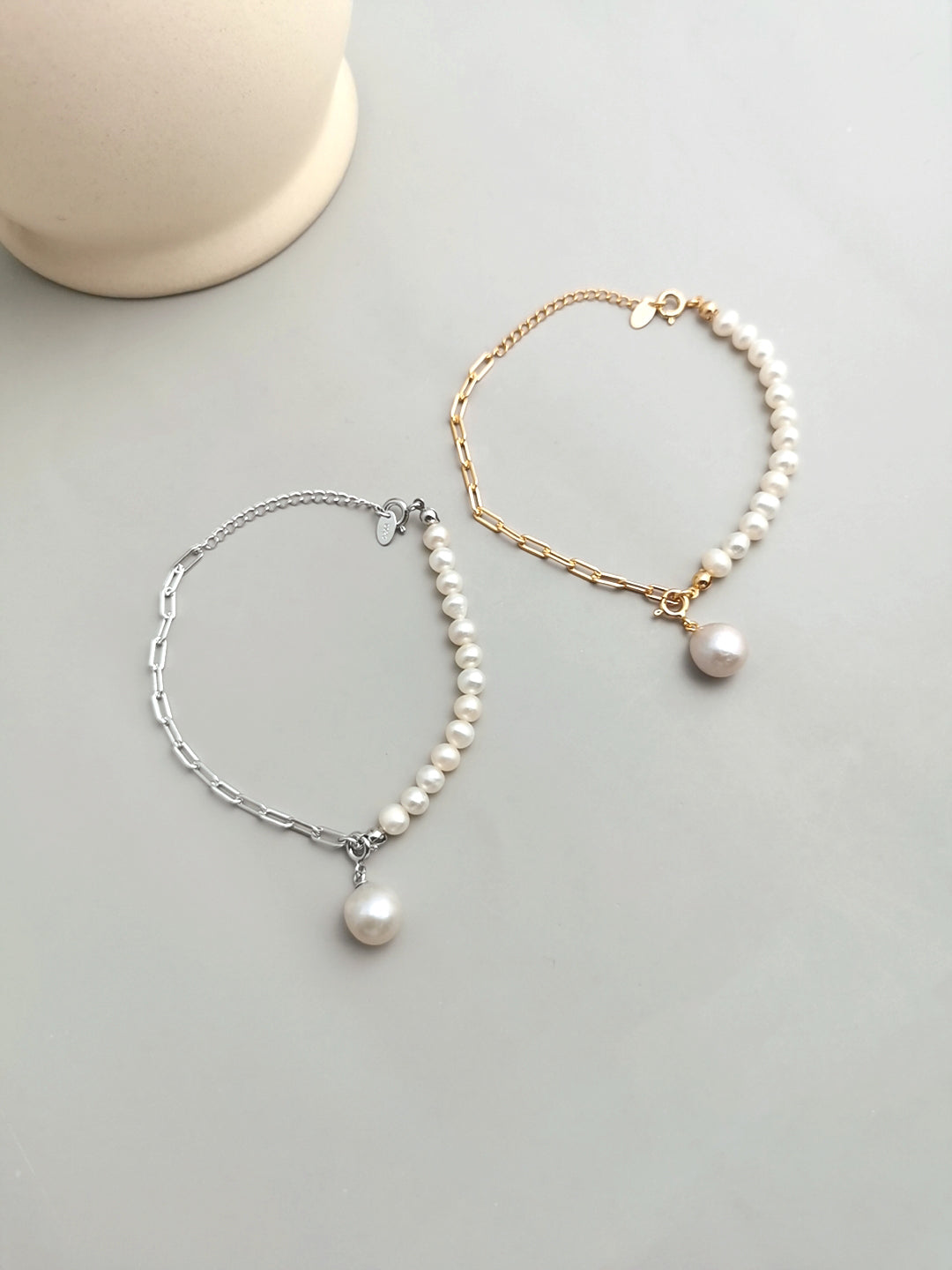 Luminous Harmony Pearl Bracelet-Bracelets-SoulAdorne