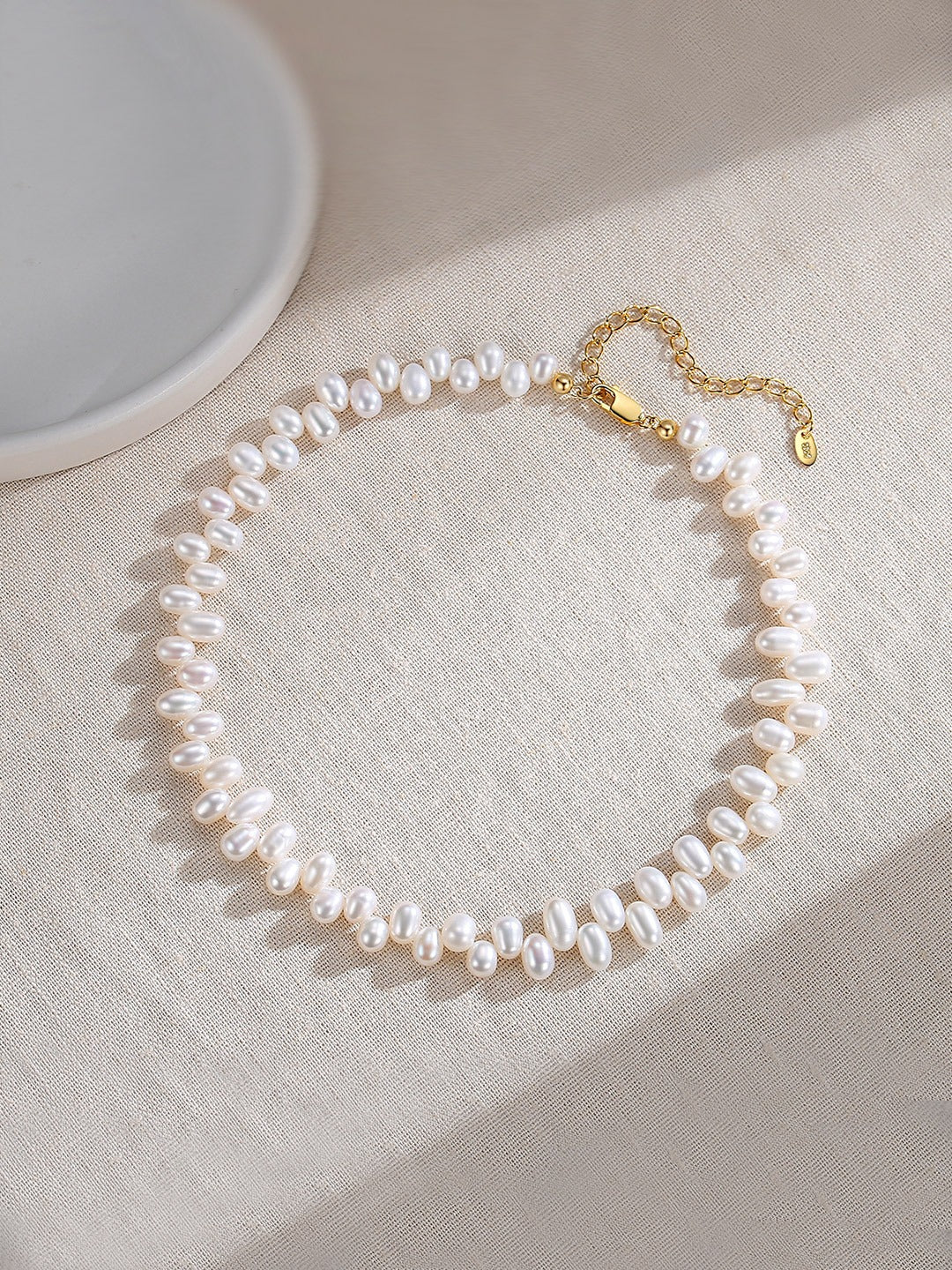 Lustrous Elegance Pearl Necklace-Necklaces-SoulAdorne