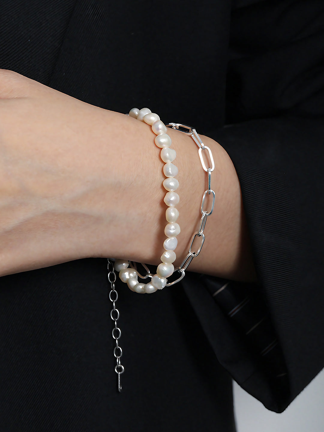 Lustrous Harmony Pearl Bracelet-Bracelets-SoulAdorne