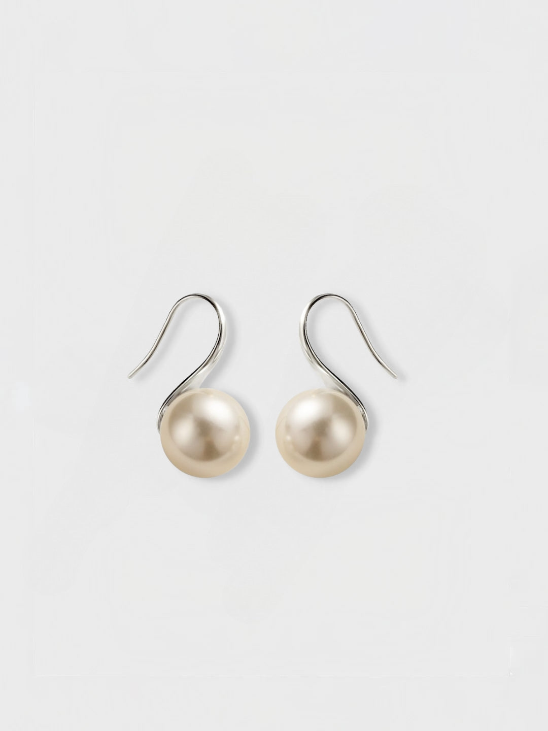 Lustrous Pearl Hooks-Earrings-SoulAdorne