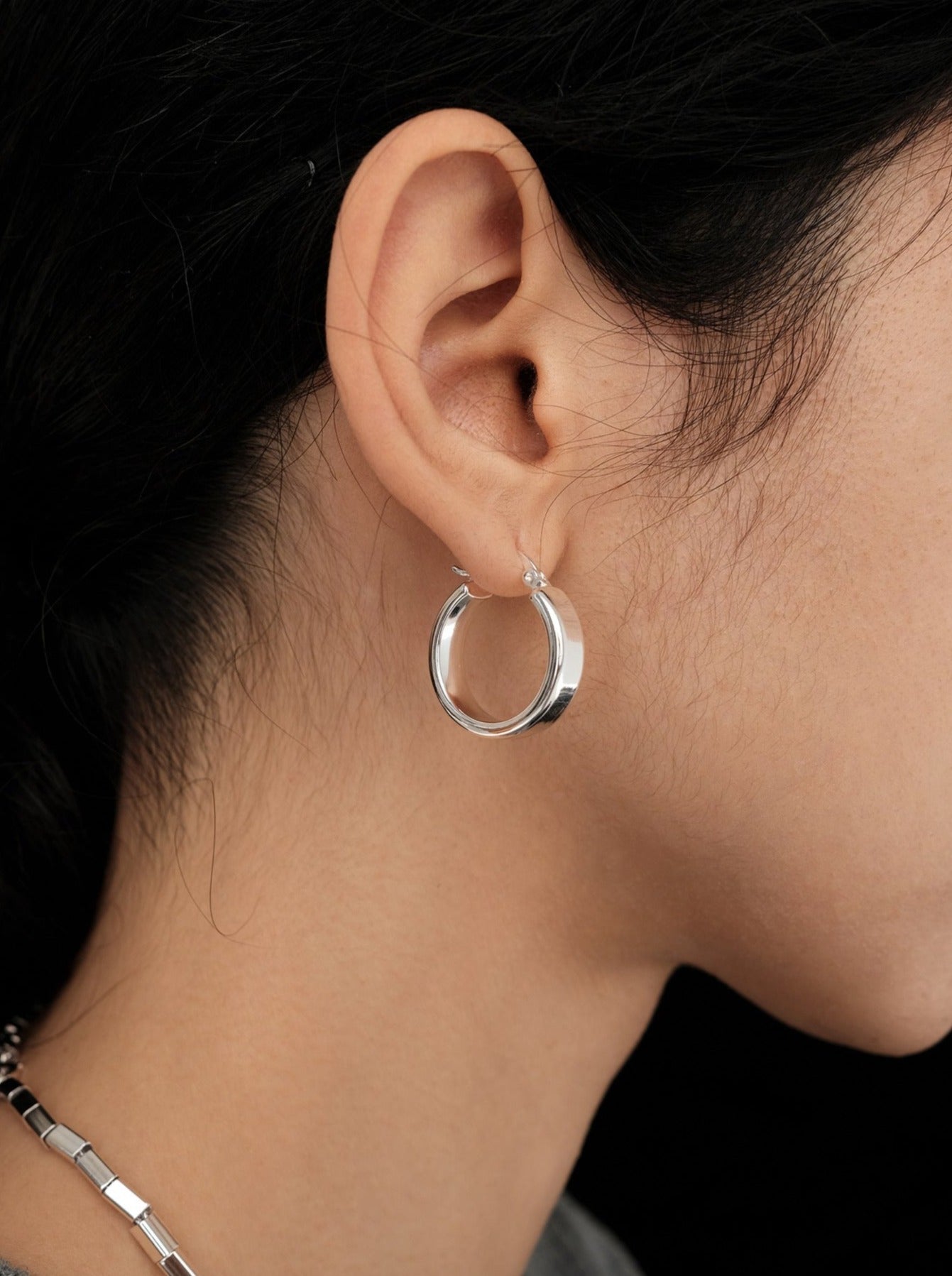 Lustrous Shine Classic Hoops-Earrings-SoulAdorne