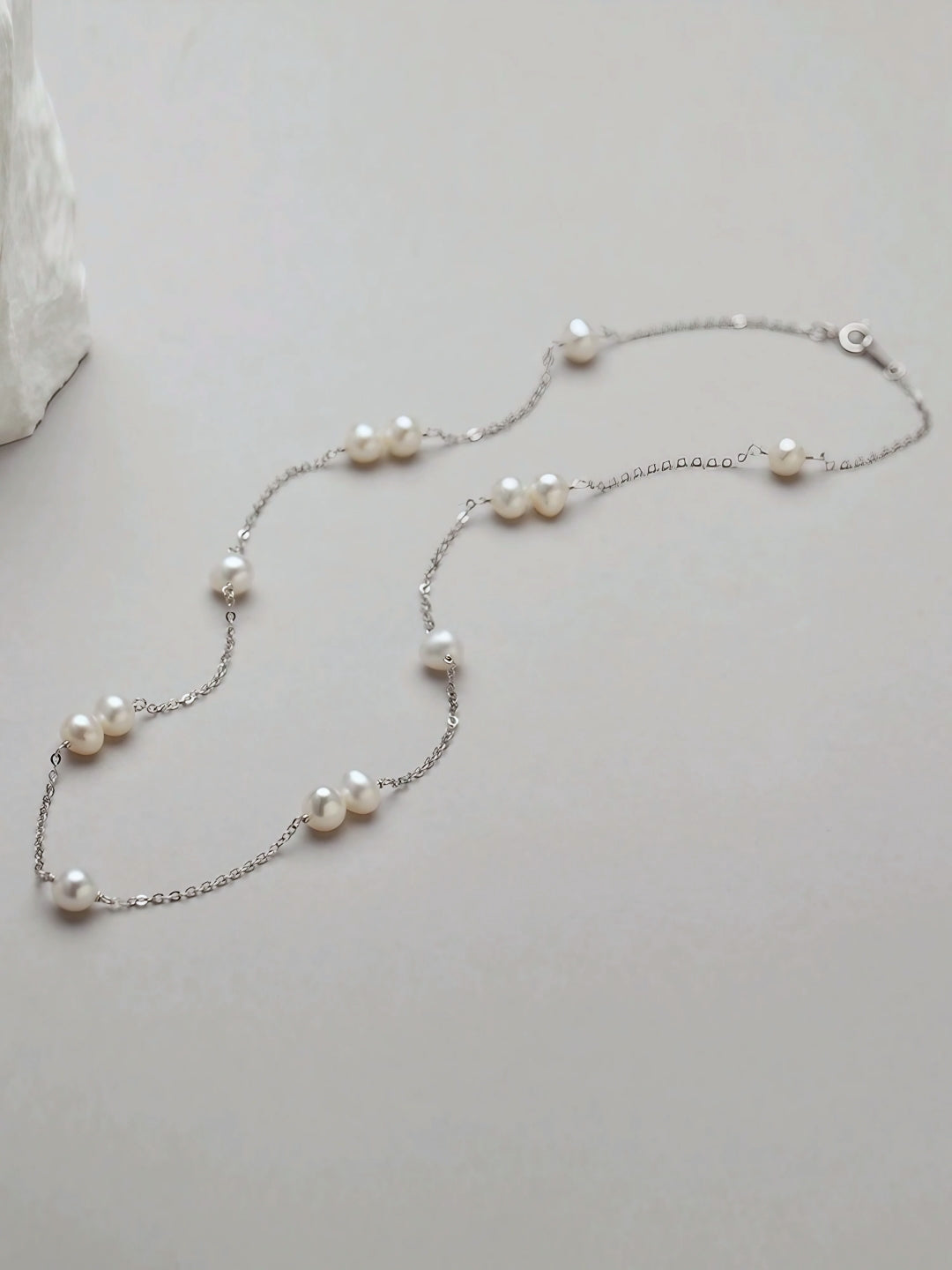 Pearls of Light Necklace-Necklaces-SoulAdorne