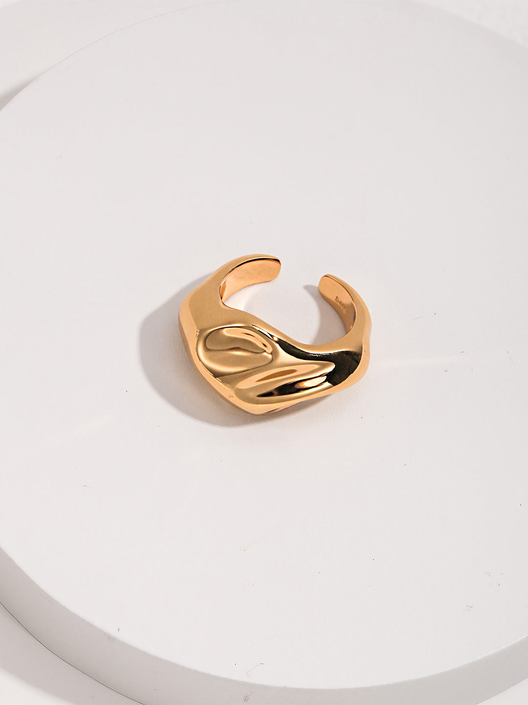 Ripple Embrace Ring-Rings-SoulAdorne