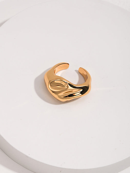 Ripple Embrace Ring-Rings-SoulAdorne