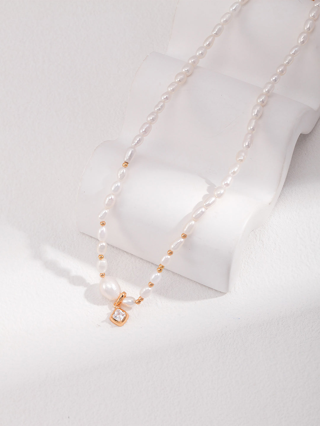 Serene Lumina Pearl Choker-Necklaces-SoulAdorne