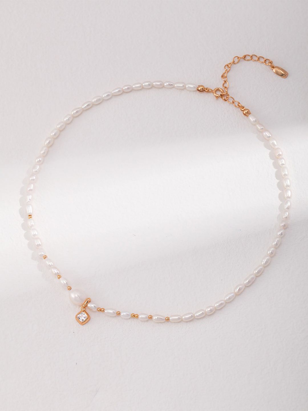 Serene Lumina Pearl Choker-Necklaces-SoulAdorne