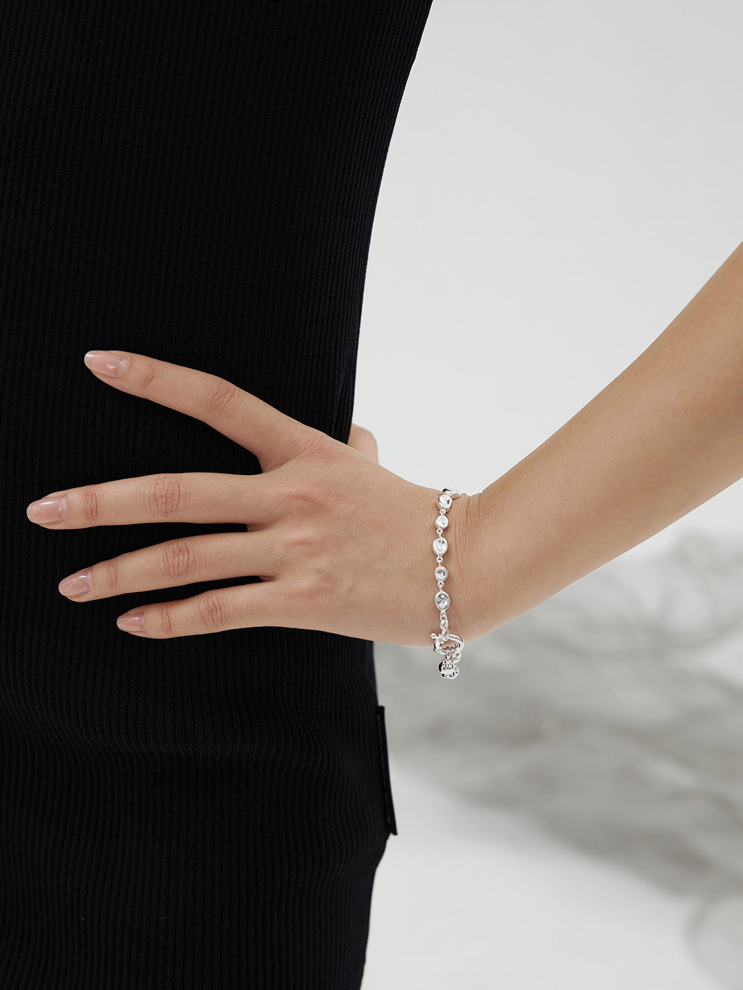 Silver Eclipse Bracelet-Bracelets-SoulAdorne