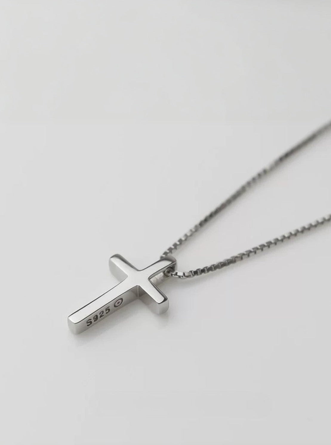 Silver Sanctity Cross Necklace-Necklaces-SoulAdorne