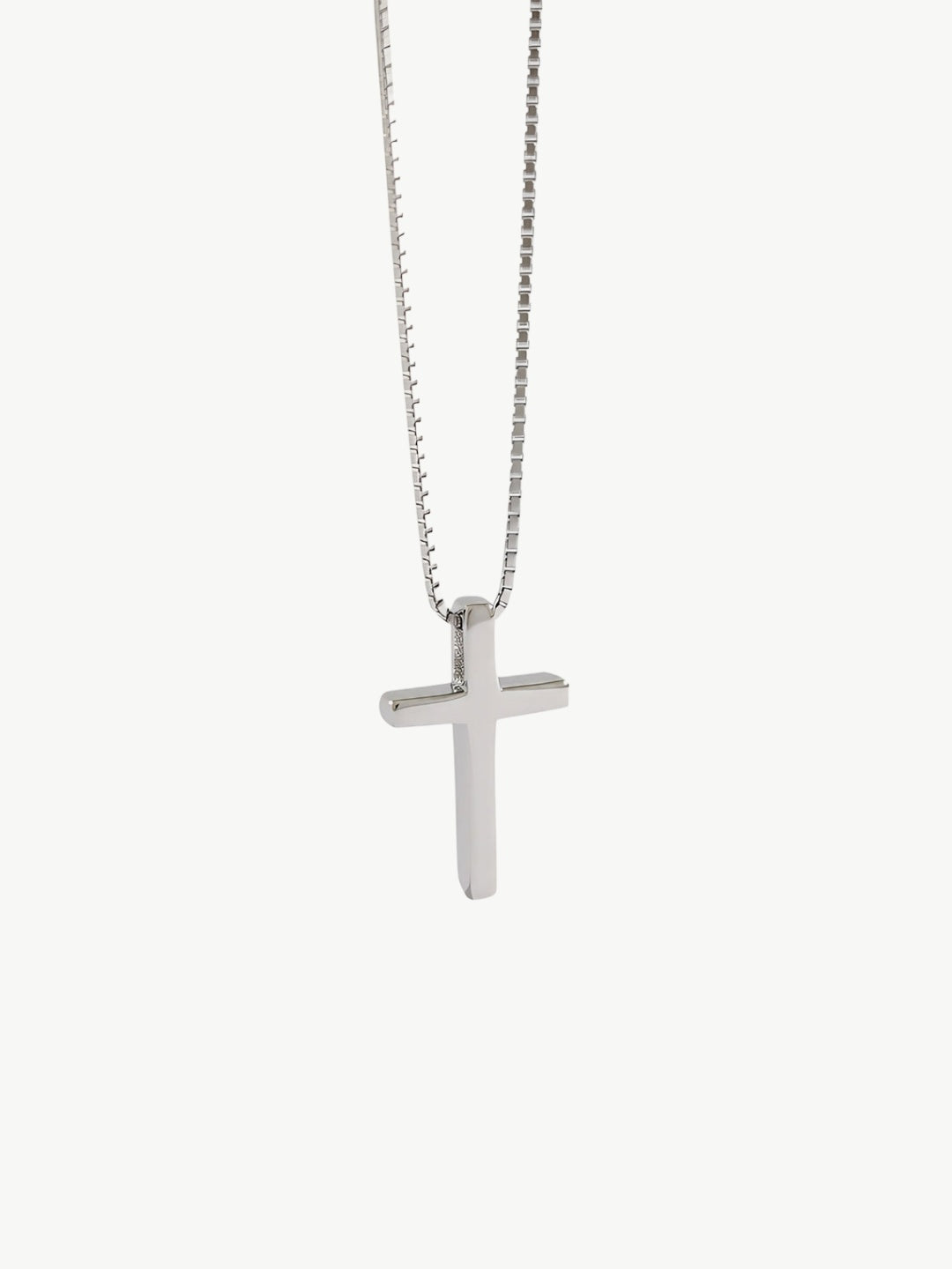 Silver Sanctity Cross Necklace