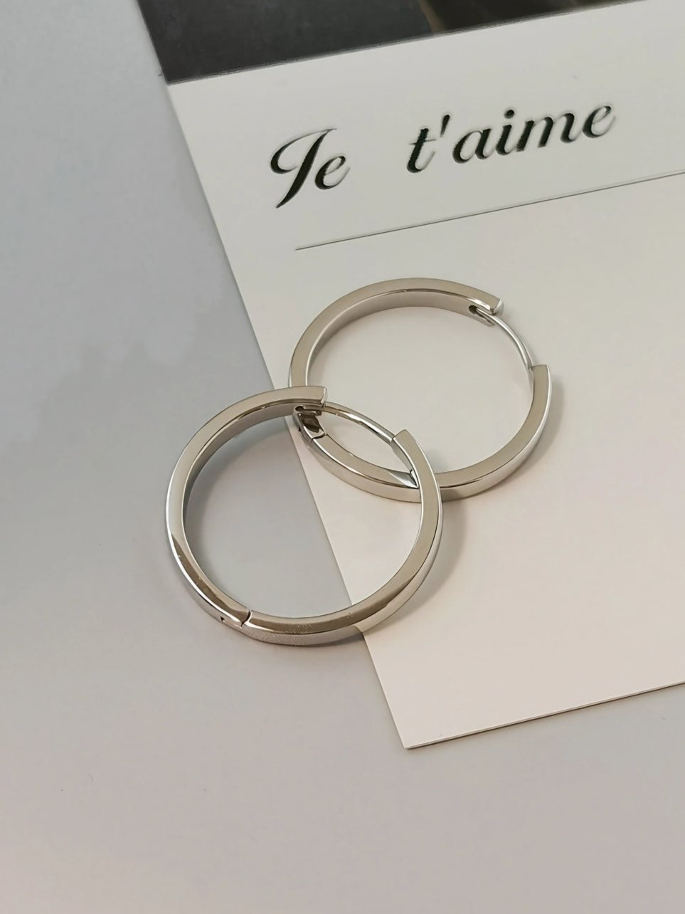 Sleek Horizon Hoops-Earrings-SoulAdorne