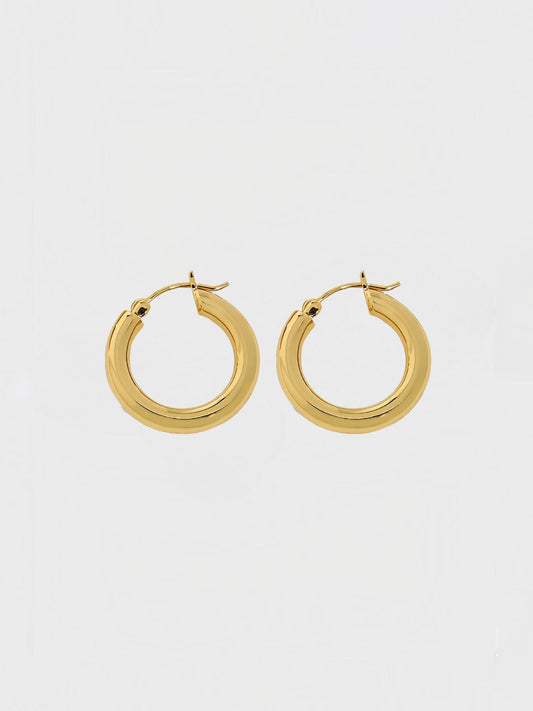 Sleek Tube Hoops-Earrings-SoulAdorne