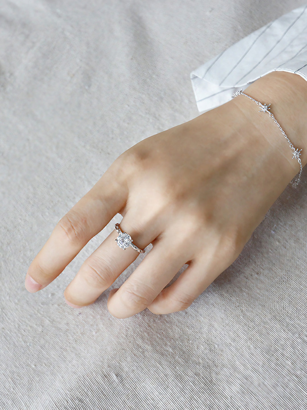 Solitaire Spark Ring-Rings-SoulAdorne