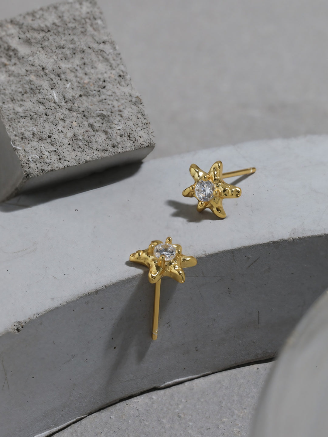 Starburst Gem Studs-Earrings-SoulAdorne