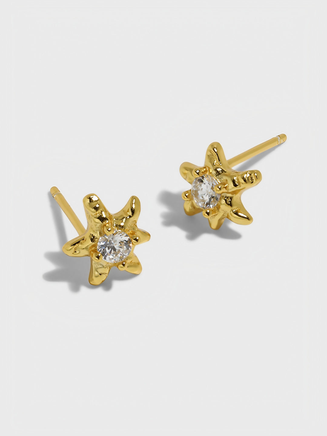 Starburst Gem Studs-Earrings-SoulAdorne